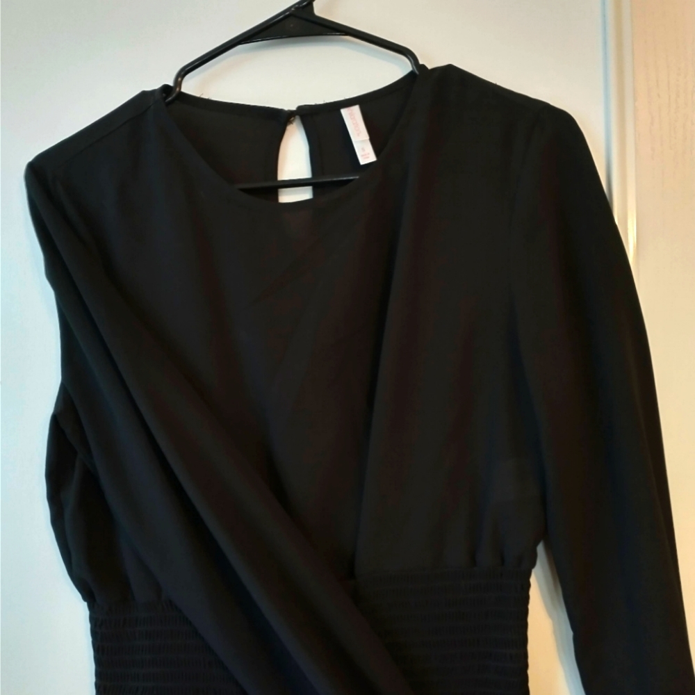 Lace up blouse